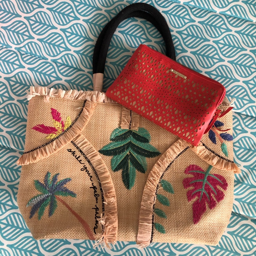 ☀️🌴💕Stella & Dot bundle!! Tote + Clutch 💕🌴☀️